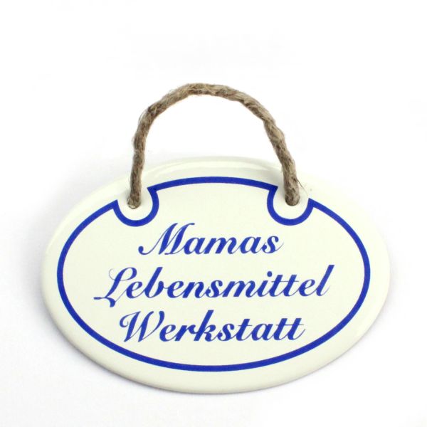 Türschild | Mamas Lebensmittel Werkstatt